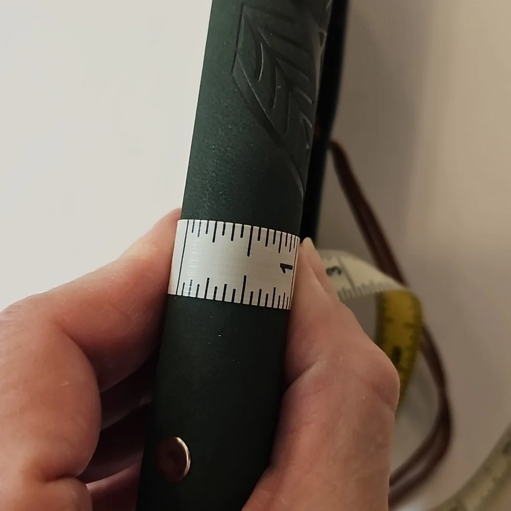 Green Leaf Embossed Faux Suede Leather Journal with Leaf Charm Emerald Green